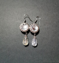 Bright drop earrings