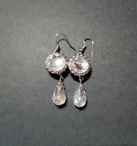 Bright drop earrings