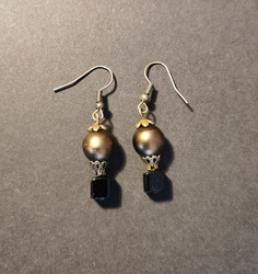 Brown Hot Air Balloon earrings