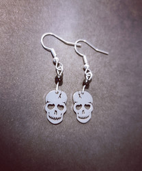 Silver Skull earrings