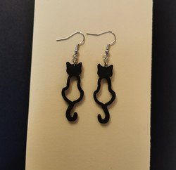 Black Cat earrings