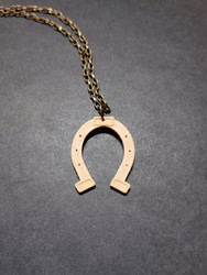 Horse shoe necklace