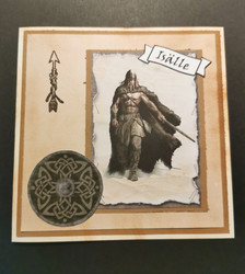 Viikinkikortti soturi isälle