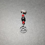 Black pentagram lock jewelry