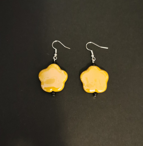 Porcelaine gingerbread earrings