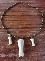 Viking bone necklace