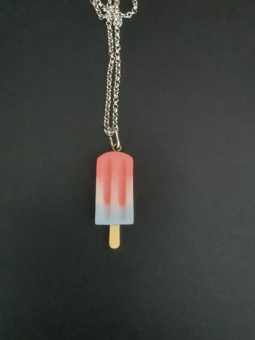 Strawberry Ice cream necklace