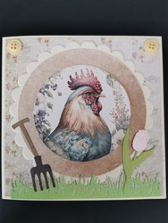 Rooster card