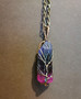 Quartz crystal necklace rainbow tree 5