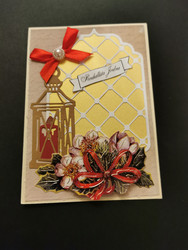 Lantern Christmas card