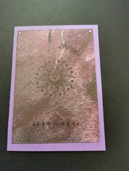 Alchemy card with sun