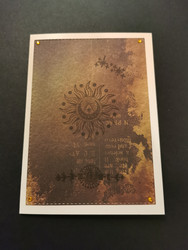 Alchemy card with sun