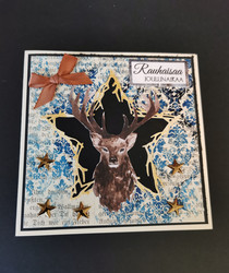 Deer Christmas card
