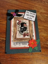 Skull Christmas card