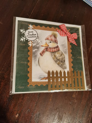 Christmas Card with duck