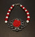 Red rose anklet