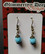 Light blue earrings