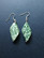 Green stonebeads earrings