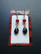 Ladybug earrings with beads