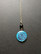 Big shell necklace blue panther