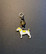 White dog place marker