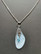 Light blue fairy wing necklace