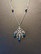 Blue drops necklace