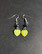 Yellow heart earrings