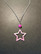 Violet pink necklace