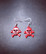 Red Skull earrings