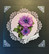 Kortti violetit kukat