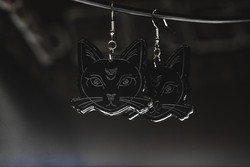 Black Cat earrings