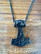 Black thor's hammer necklace