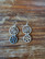 Silver colour Steampunk gear earrings