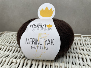 Regia Premium Merino Yak, väri 7512  Schokolade