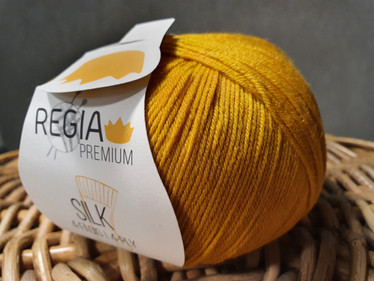 Regia premium Merino Silk, väri 0025 Gold