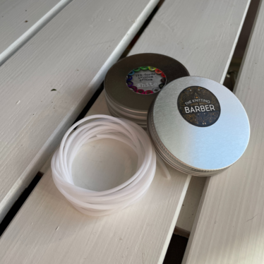 Valkoinen Silmukkakaapeli - The Knitting Barber - Cords white