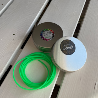 Vihreä Silmukkakaapeli - The Knitting Barber - Cords green
