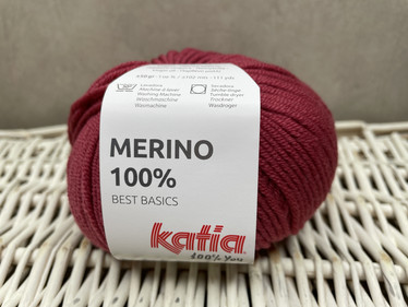 Katia Merino 100% , väri 79 marsala