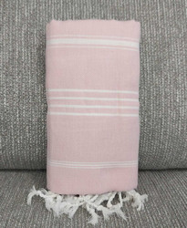 Hamam bath towel light pink
