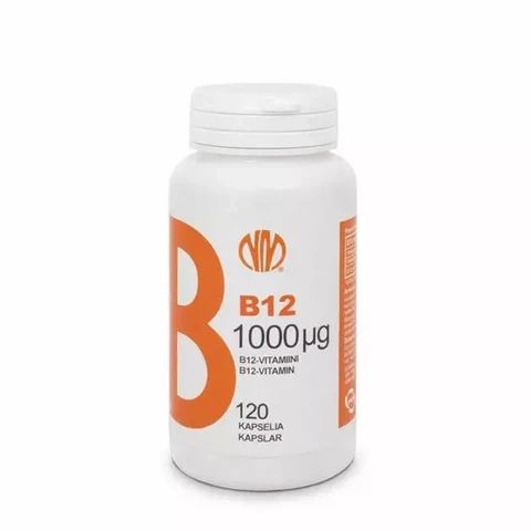B12-vitamiini 1000µg (120 kapselia)