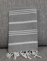 Hamam bath towel medium gray