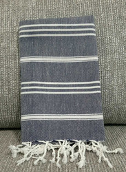 Hamam bath towel dark denim blue