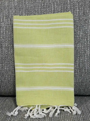 Hamam bath towel light green