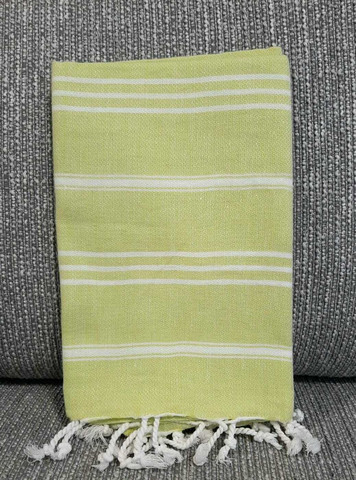 Hamam bath towel light green