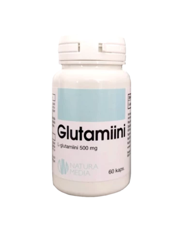 Glutamiini (L-glutamiini aminohappo) 500 mg (60 kapselia)