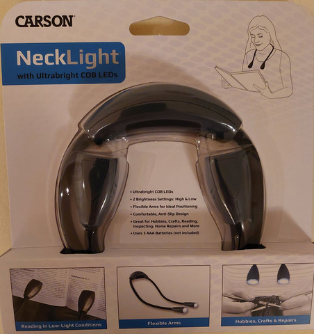 Käsityövalo Neck Light, Carson