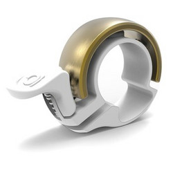 KNOG OI BELL WHITE/BRASS 22.2 MM