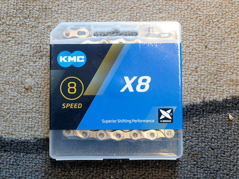 KMC X8 SILVER 1/2X3/32