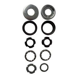 BB SET 1-PIECE EURO-FAUBER CRANK CHROME